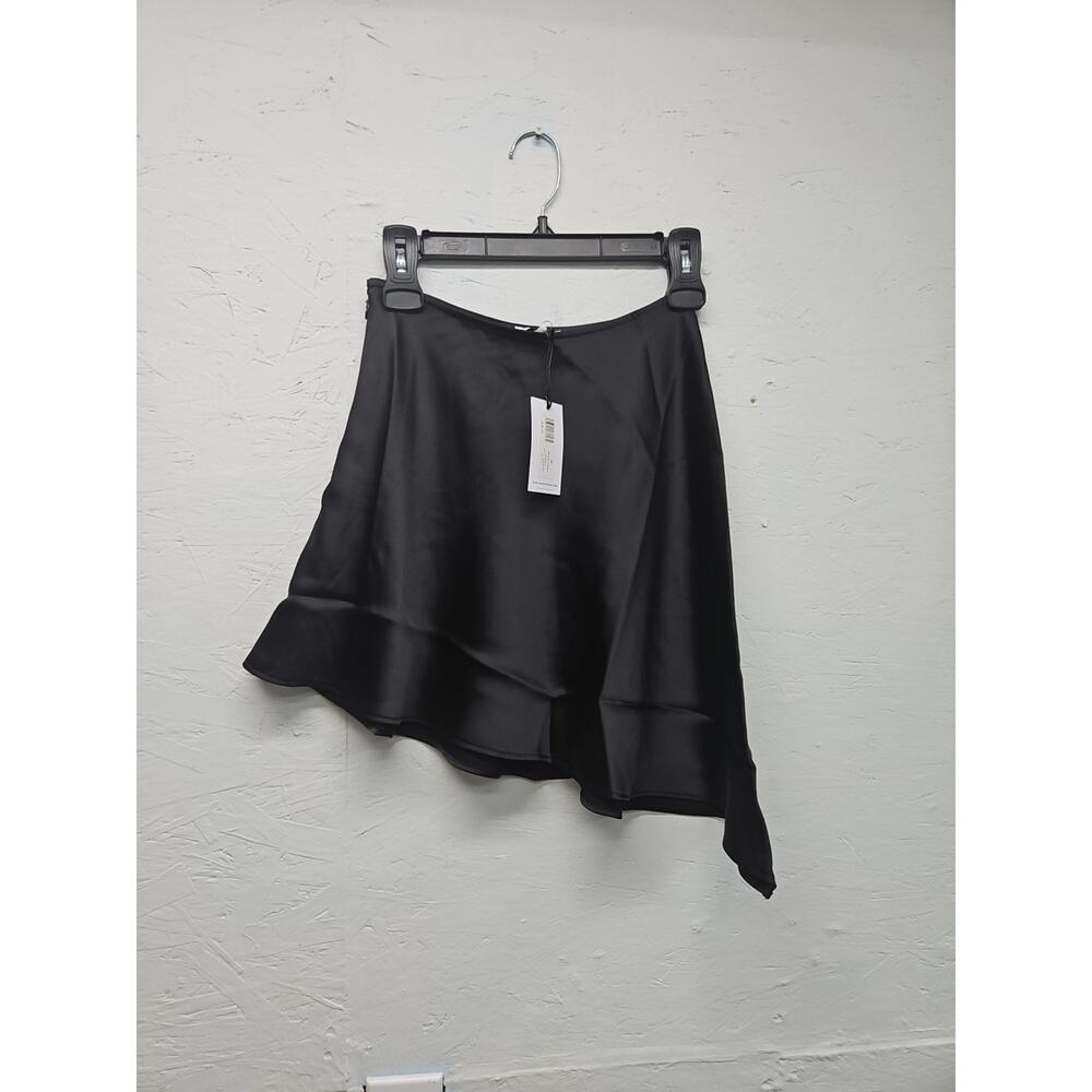 NWT Revolve We Wore What Asymetrical Slip Skirt With Side Zip. Size 00. MSRP $69